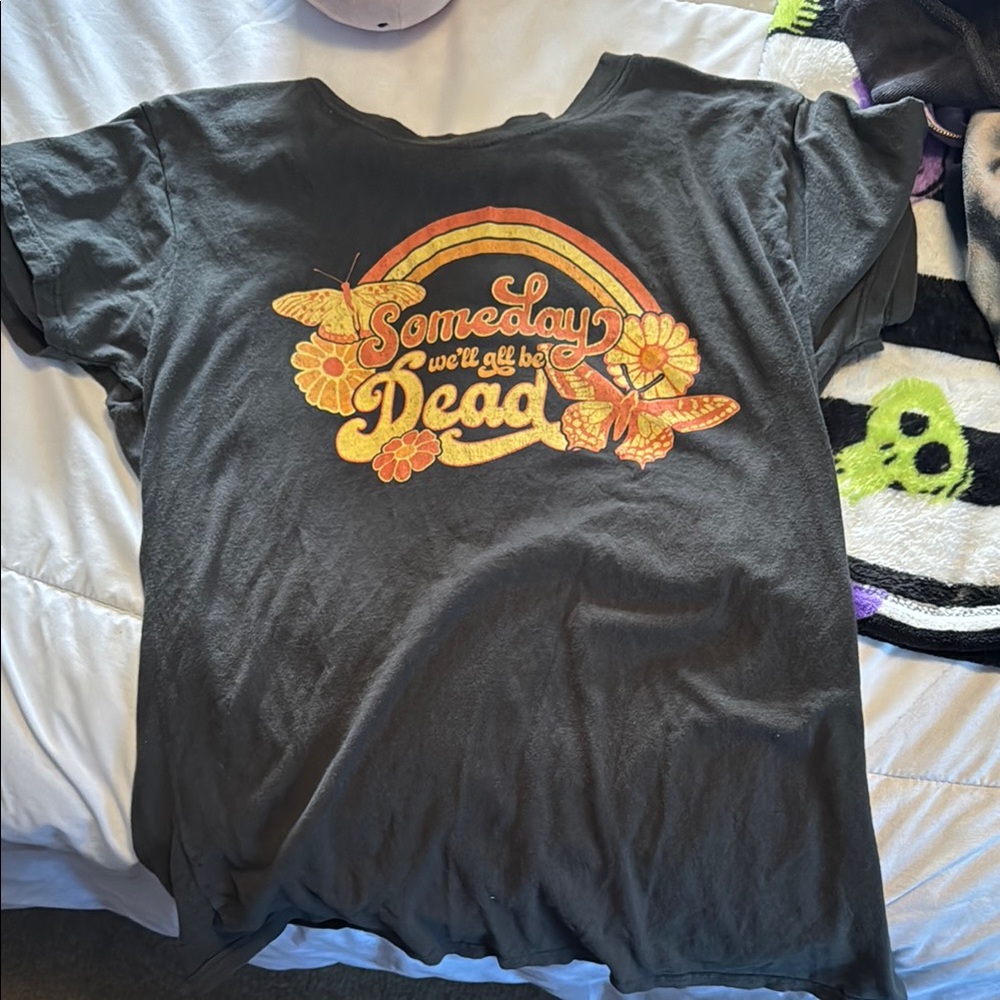 Black Graphic Short Sleeve Tee XL/2x